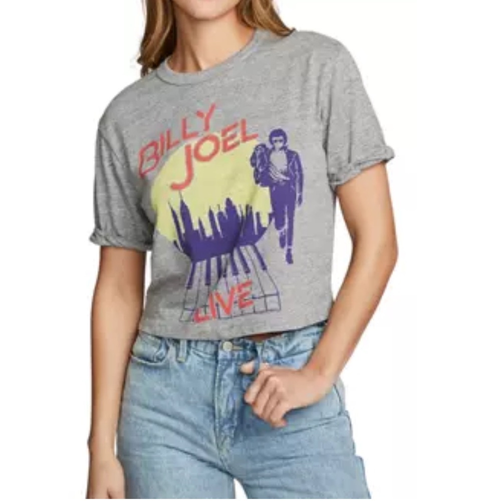 Chaser Women's Billy Joel Triblend Jersey Graphic T-Shirt